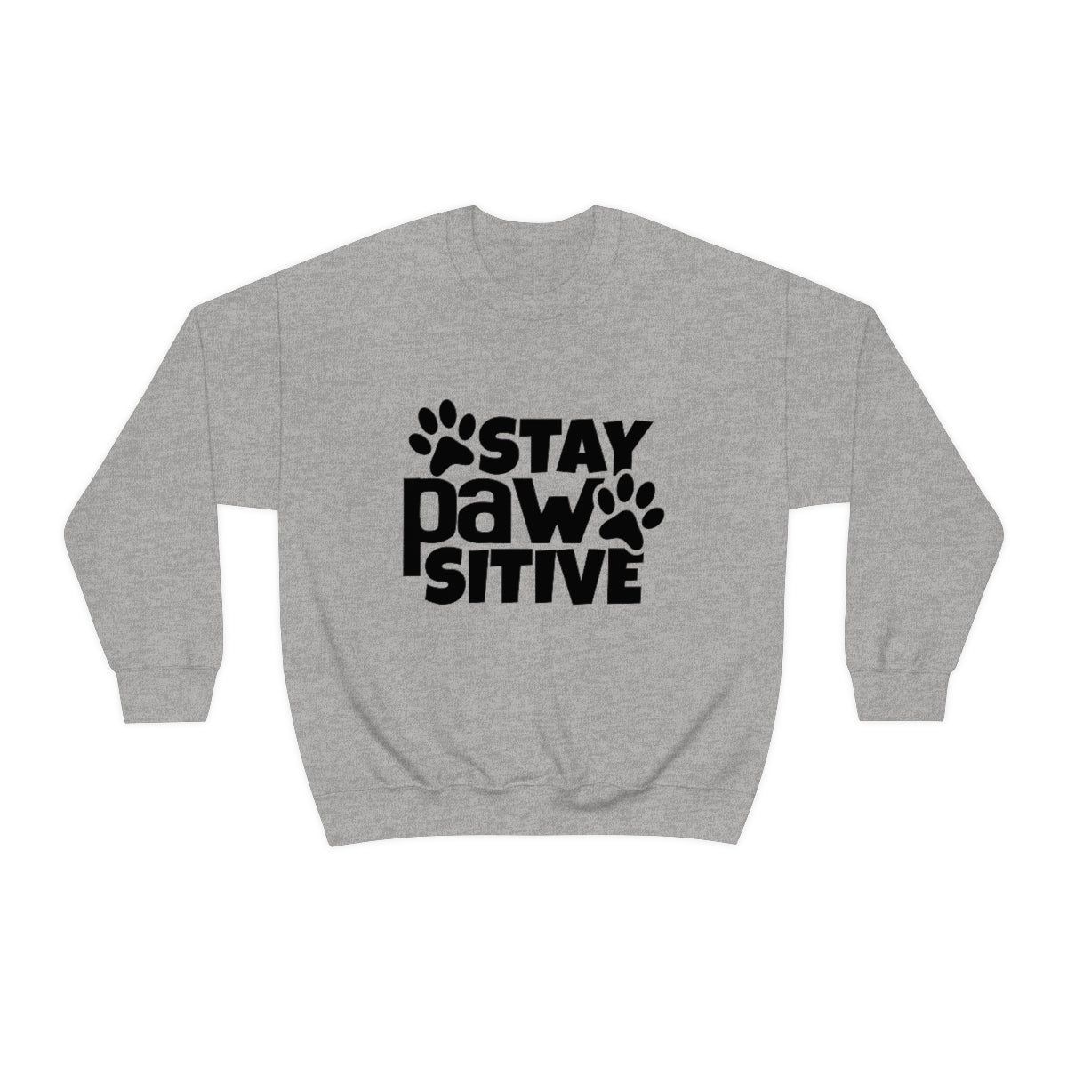 Stay Pawsitive Crewneck Sweatshirt