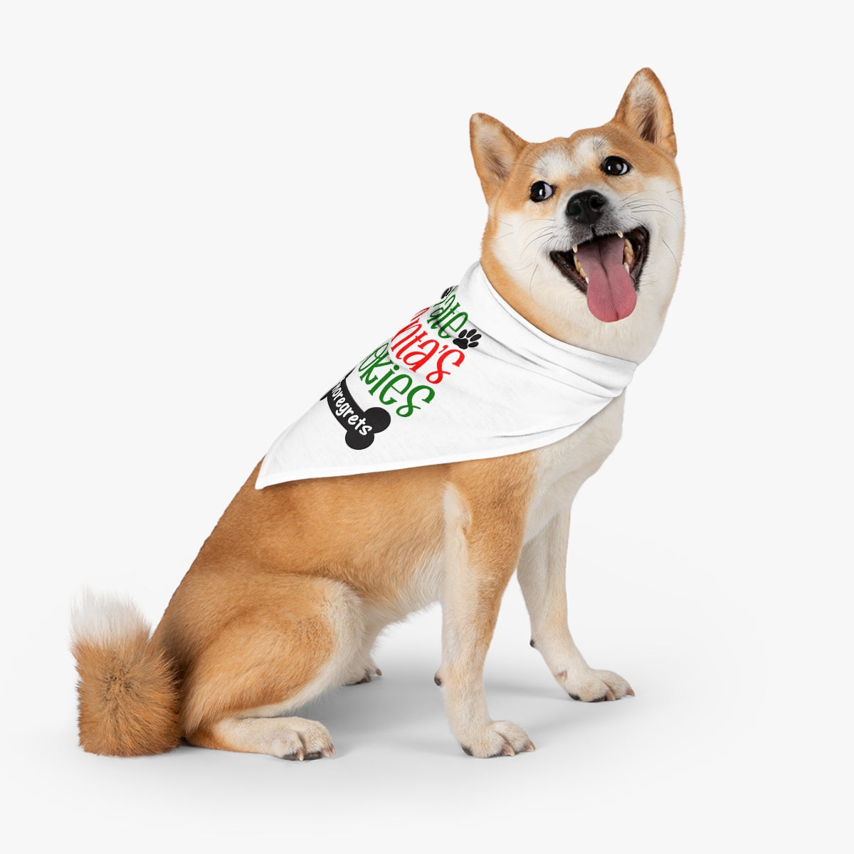 I ate Santa's Cookies Pet Bandana