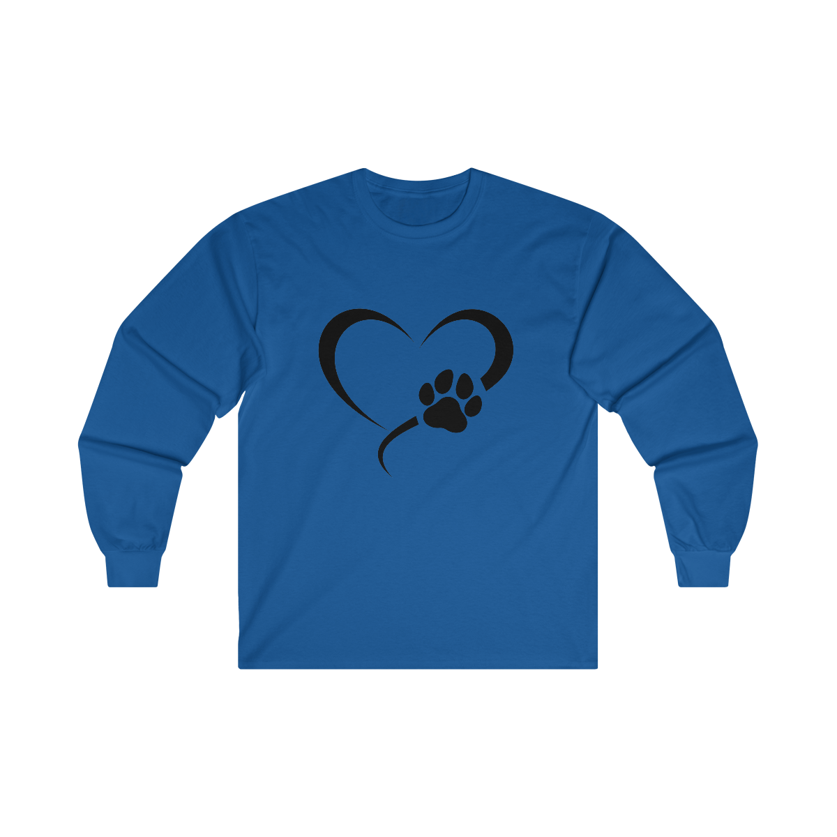 Heart Print Long Sleeve Tee