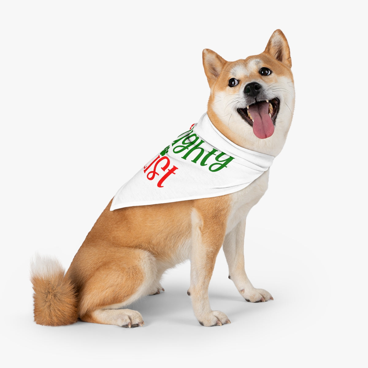 Naughty List Pet Bandana