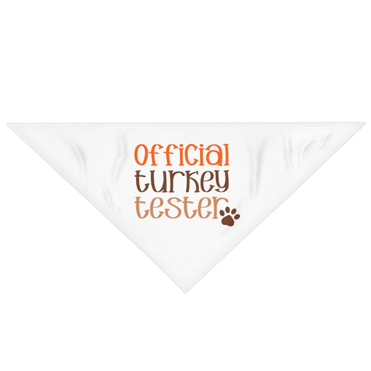 Turkey Tester Pet Bandana