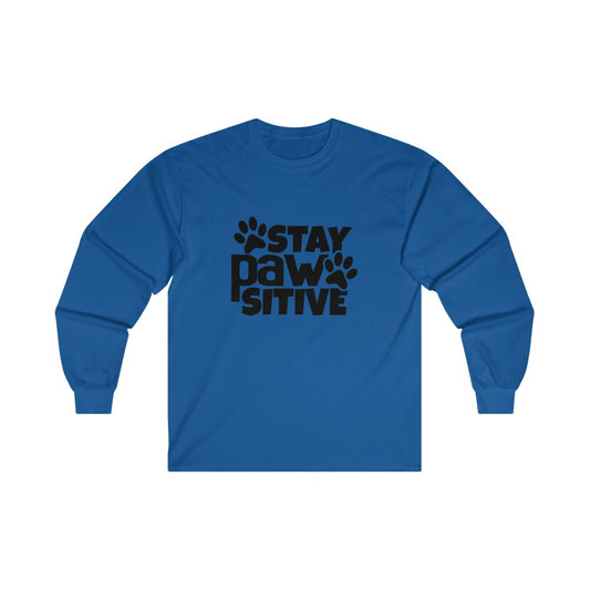 Stay Pawsitive Long Sleeve Tee