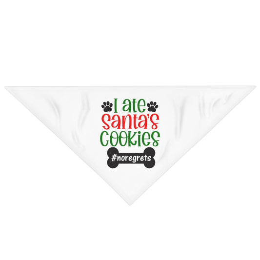 I ate Santa's Cookies Pet Bandana