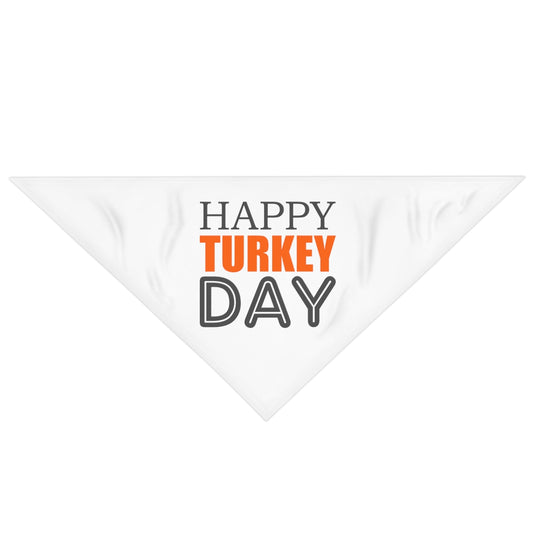 Happy Turkey Day Pet Bandana