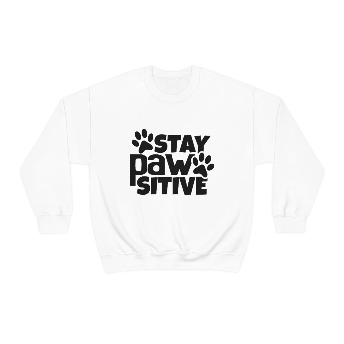 Stay Pawsitive Crewneck Sweatshirt